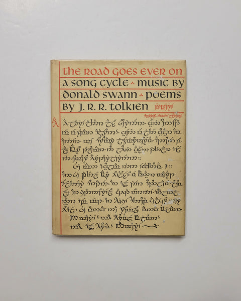 Road Goes Ever On: A Song Cycle by J.R.R. Tolkien & Donald Swann hardcover book