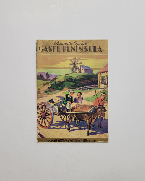 Romantic Quebec Gaspe Peninsula paperback pamphlet