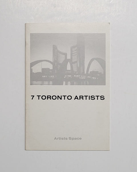 7 Toronto Artists by Ragland Watkins exhibition catalogue