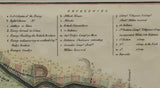 Antique Map A Sketch of the Battle of La Fourche or Chateauguay Oct. 26th 1813 Framed