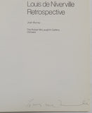 Louis de Niverville Retrospective by Joan Murray SIGNED exhibition catalogue