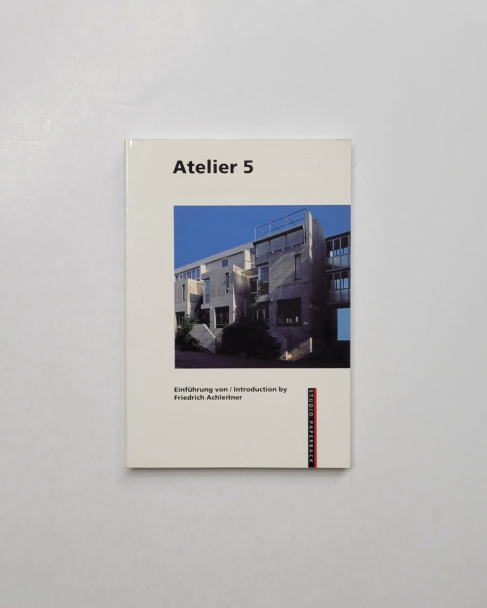 Atelier 5 by Friedrich Achleitner | ARCHITECTURE BOOKS | D&E LAKE