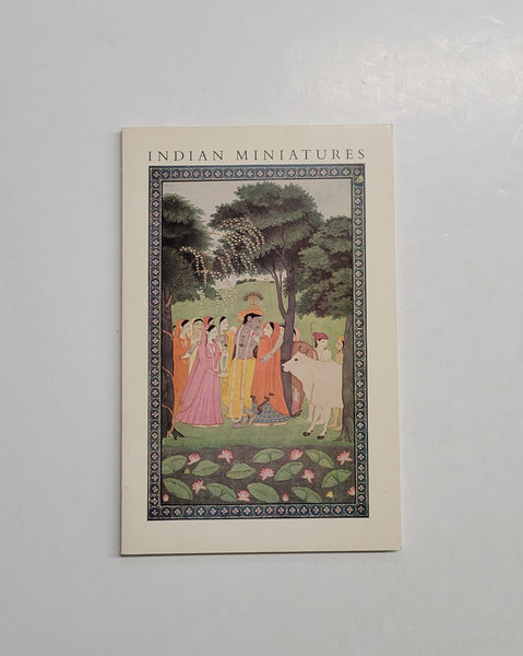 Indian Miniatures: From the Collection of Mildred and W. G. Archer, London by Sherman E. Lee paperback book