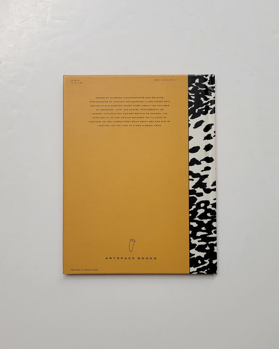 【美品】ナンゴールディン 写真集 Desire by Numbers 洋書 Desires by Numbers by Nan Goldin and Klaus Kertess | D & E LAKE