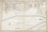 Antique Map of Toronto 1910 - Queen St. East to Ashbridge's Bay