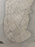 (ONTARIO). (ONTARIO COUNTY). 1877 Antique Map of Rama Township & Scugog Township