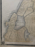 (ONTARIO). (ONTARIO COUNTY). 1877 Antique Map of Rama Township & Scugog Township