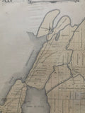(ONTARIO). (ONTARIO COUNTY). 1877 Antique Map of Rama Township & Scugog Township