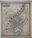 1878 Antique Map of The Town of Peterborough and Village of Ashburnham