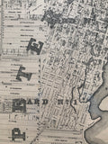 1878 Antique Map of The Town of Peterborough and Village of Ashburnham