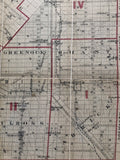 Antique Map of the County of Bruce c1880