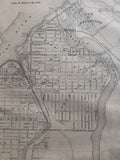 Miles & Co. Antique Map of the City of Otttawa and Environs 1879