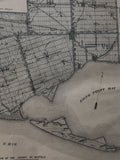 Antique Map of the County of Norfolk showing Long Point & Long Point Bay Ontario