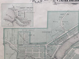 Antique Map of the Plan of Campbellford 1878
