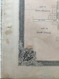 Antique Map of the Villages of Atherly, Sunderland, Manchester, Utica & Greenbank Ontario 1877