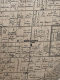 (ONTARIO). (SIMCOE COUNTY). Antique Map of the Township of West Gwillimbury 1878