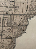 (SIMCOE COUNTY). Antique Map of the Township of West Gwillimbury, Ontario 1878 showing Brradford, Ontario
