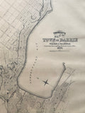 Thomson's Map of the Town of Barrie and Village of Allandale 1879