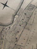 1879 Antique Map of the Town of Barrie and Village of Allandale Showing Innisfil