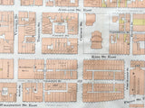 Close up of King & Church, Goad Map of Toronto