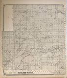 1879 Antique Map of The County of Haliburton - Haliburton & Algonquin Highlands Central Ontario