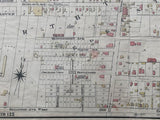 Close up of 1910 Goad Map of Midtown Toronto