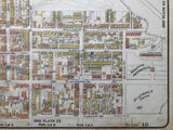 close up of Antique Goad Map of Toronto Plate 27