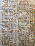 close up of Antique Goad Map of Toronto Plate 27