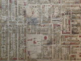 close up of 1890 Goad Map of Toronto Plate 23
