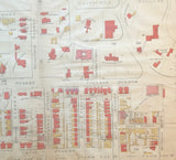 close up of plate 14 Goad Map of Toronto