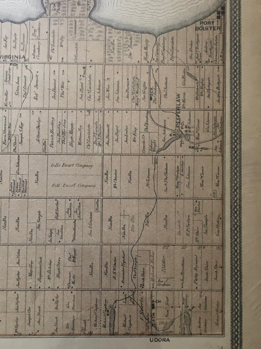 1878 Antique Map of Ontario OLD ONTARIO MAPS D&E LAKE LTD