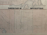 H. Belden & Co. 1878 Antique Map of South Monaghan Township & North Part of Bowmanville Ontario map
