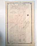 1877 J.H. Beers Vintage Map of Ontario County from the Illustrated Historical Atlas of The County of Ontario