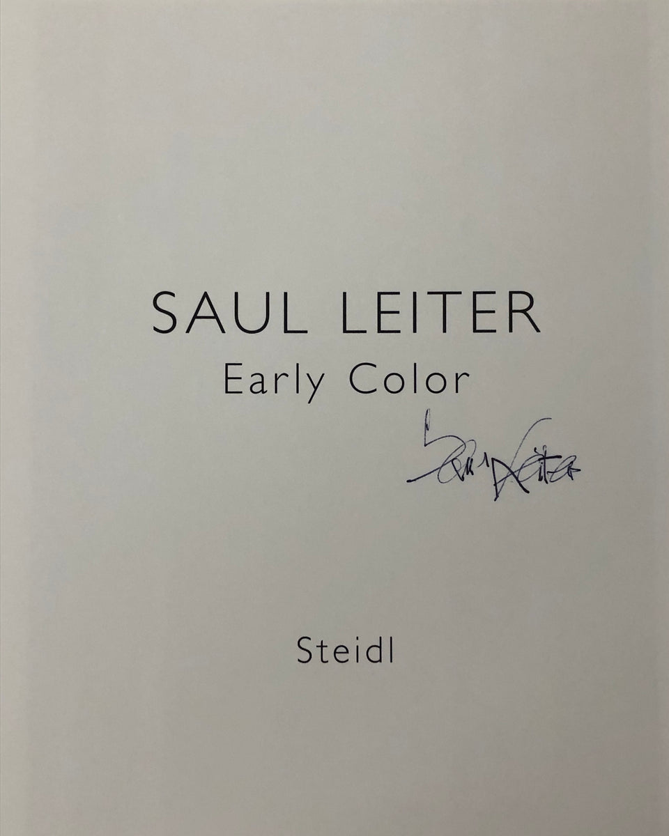 Saul Leiter Early Color by Saul Leiter SIGNED- Steidl | D&E LAKE