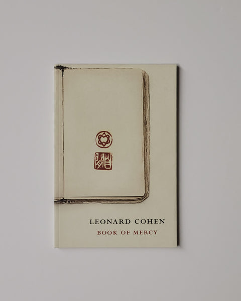 The Book of Mercy by Leonard Cohen paperback book