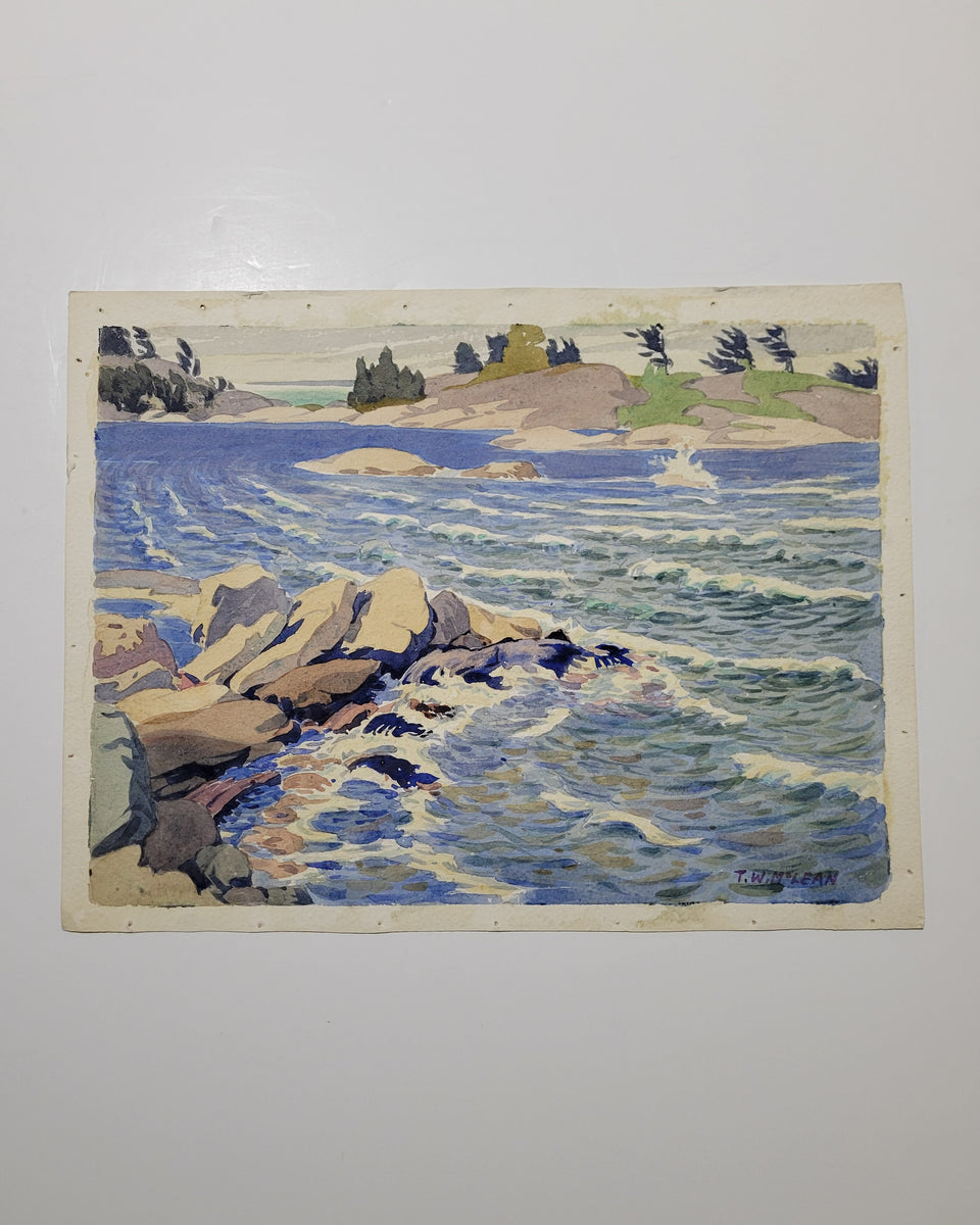 Thomas Wesley McLean [Canadian, 18811951] Bay Watercolour D