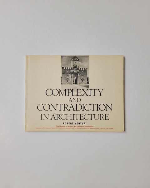 Complexity and Contradiction in Architecture by Robert Venturi paperback book