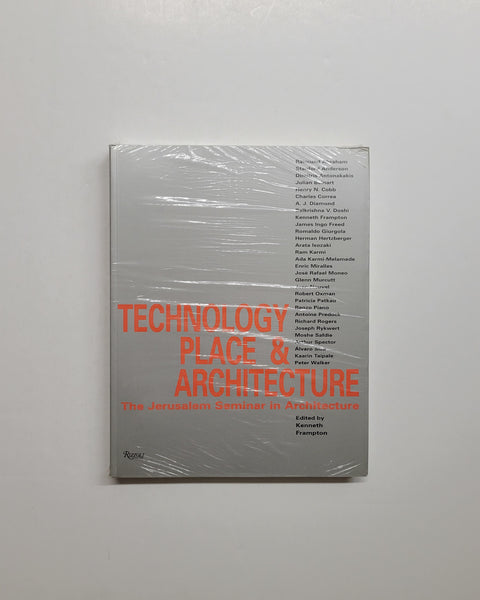 Technology, Place and Architecture: Jerusalem Seminar in Architecture by Kenneth Frampton paperback book
