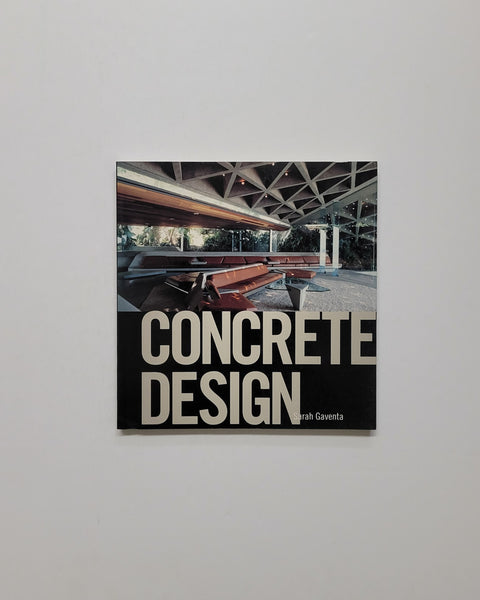 Concrete Design by Sarah Gaventa paperback book