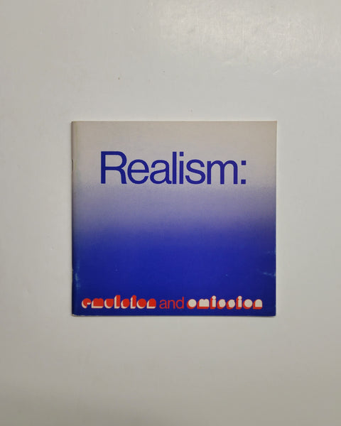 Realism: Emulsion and Omission by Margreet Kluyver-Cluysenaer & Ralph Allen paperback book