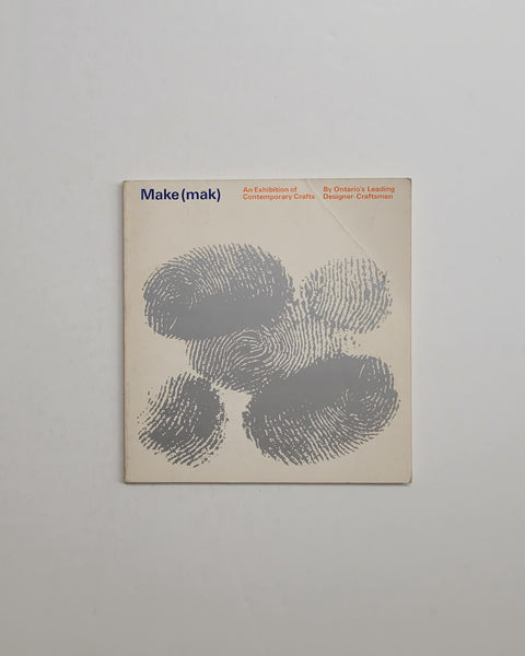 Make (Mak) An Exhibition of Contemporary Crafts 1971 paperback book