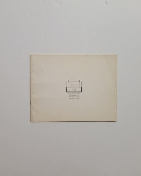 The Opening David Mirvish Gallery... Saturday, Septmber 19, 1970 to Saturday, October 10, 1970 paperback book