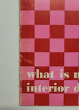 What Is Modern Interior Design? by Edgar Kaufmann Jr. paperback book
