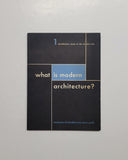 What Is Modern Interior Architecture? by John McAndrew & Elizabeth Mack paperback book