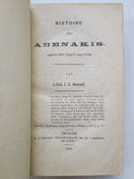 Histoire Des Abenakis, Depuis 1605 Jusqu'à Nos Jours by Joseph Pierre Anselme Maurault First Edition hardcover book