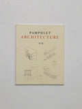 Pamphlet Architecture 9: Rural and Urban House Types by Steven Holl paperback book