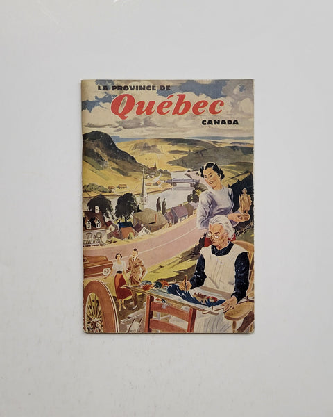 La Province De Quebec Canada 1955 pamphlet