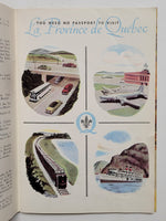 La Province De Quebec Canada 1955 paperpback book