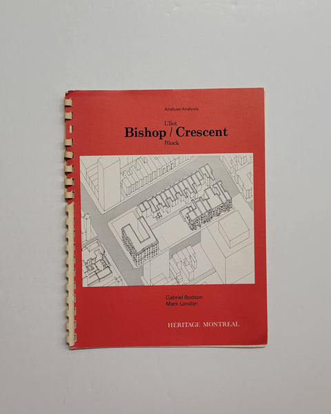 Bishop / Crescent Block by Gabriel Bodson & Mark London paperback pamphlet