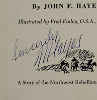 Flaming Prairie by John F. Hayes SIGNED hardcover book